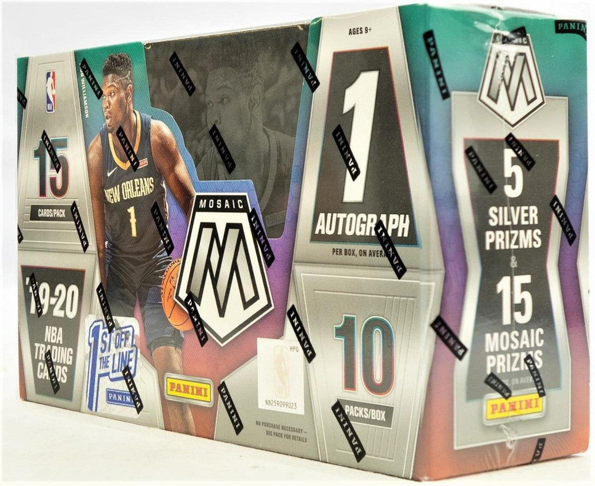 2019-20 Panini Mosaic Basketball Hobby Box - 1st Off The Line (FOTL)