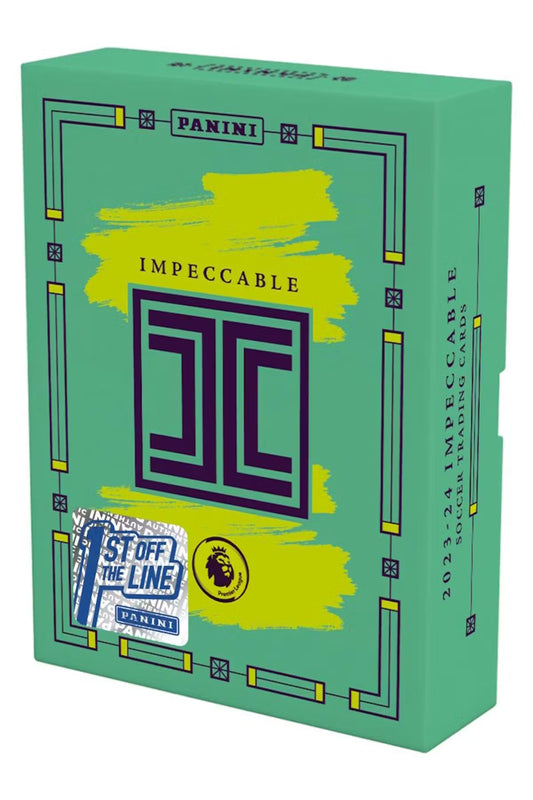 2023-24 Panini Impeccable Soccer Hobby Box - 1st Off The Line (FOTL)
