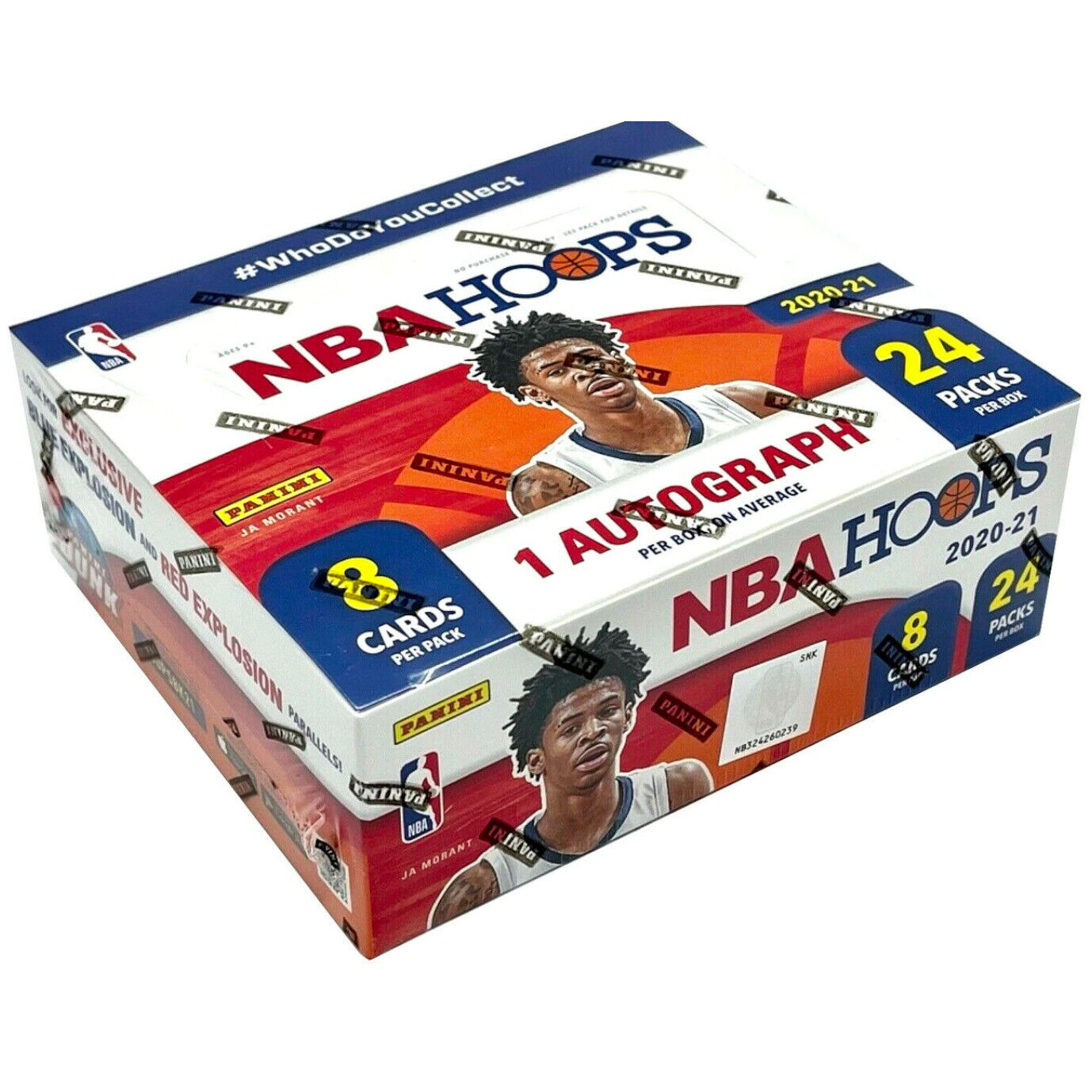 2020-21 Panini Hoops Basketball 24 Pack Retail Box