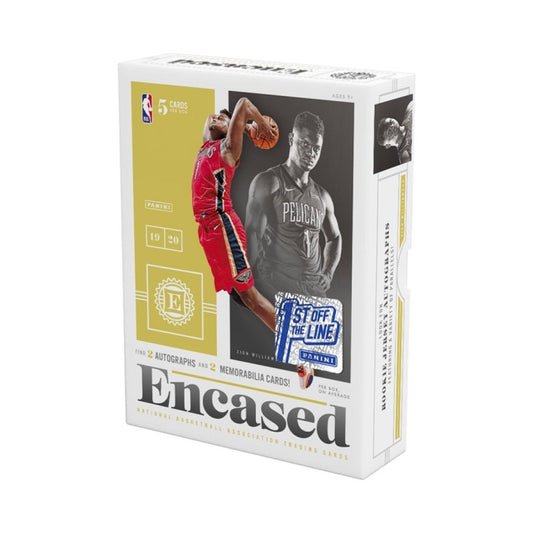2019-20 Panini Encased Basketball Hobby Box - 1st Off The Line (FOTL)