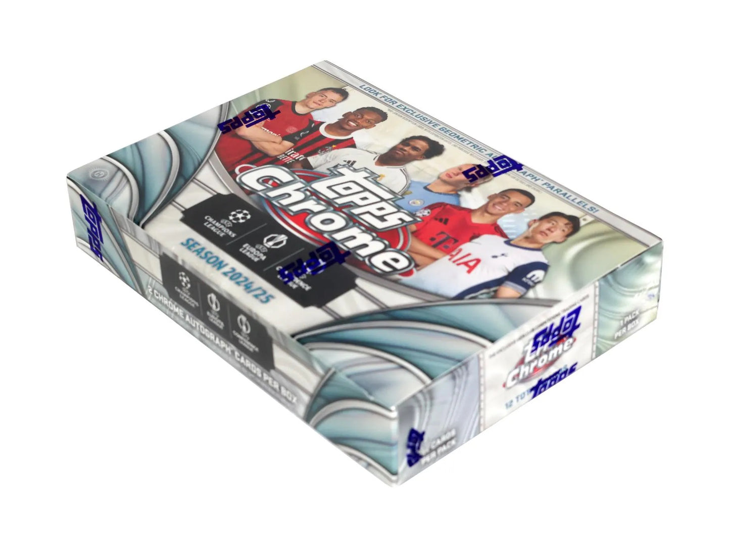 2024-25 Topps UEFA Club Competitions Chrome Soccer Breaker's Delight Box