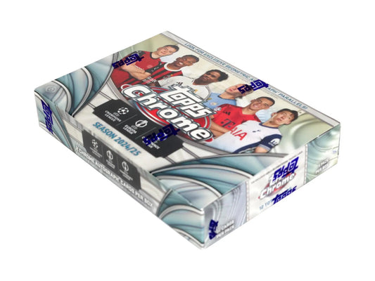 2024-25 Topps UEFA Club Competitions Chrome Soccer Breaker's Delight Box