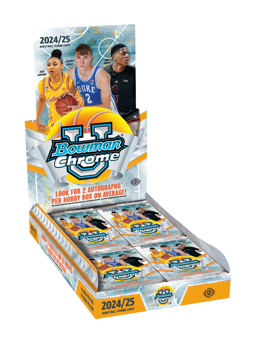 2024-25 Bowman University Chrome Basketball Hobby Box
