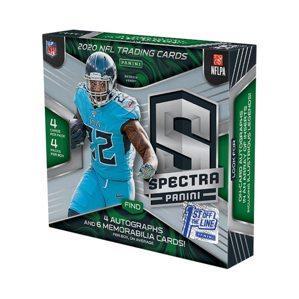2020 Panini Spectra Football Hobby Box - 1st Off The Line (FOTL)