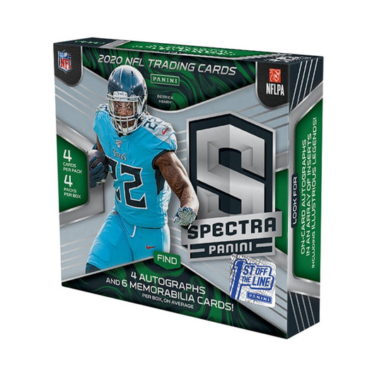 2020 Panini Spectra Football Hobby Box - 1st Off The Line (FOTL)