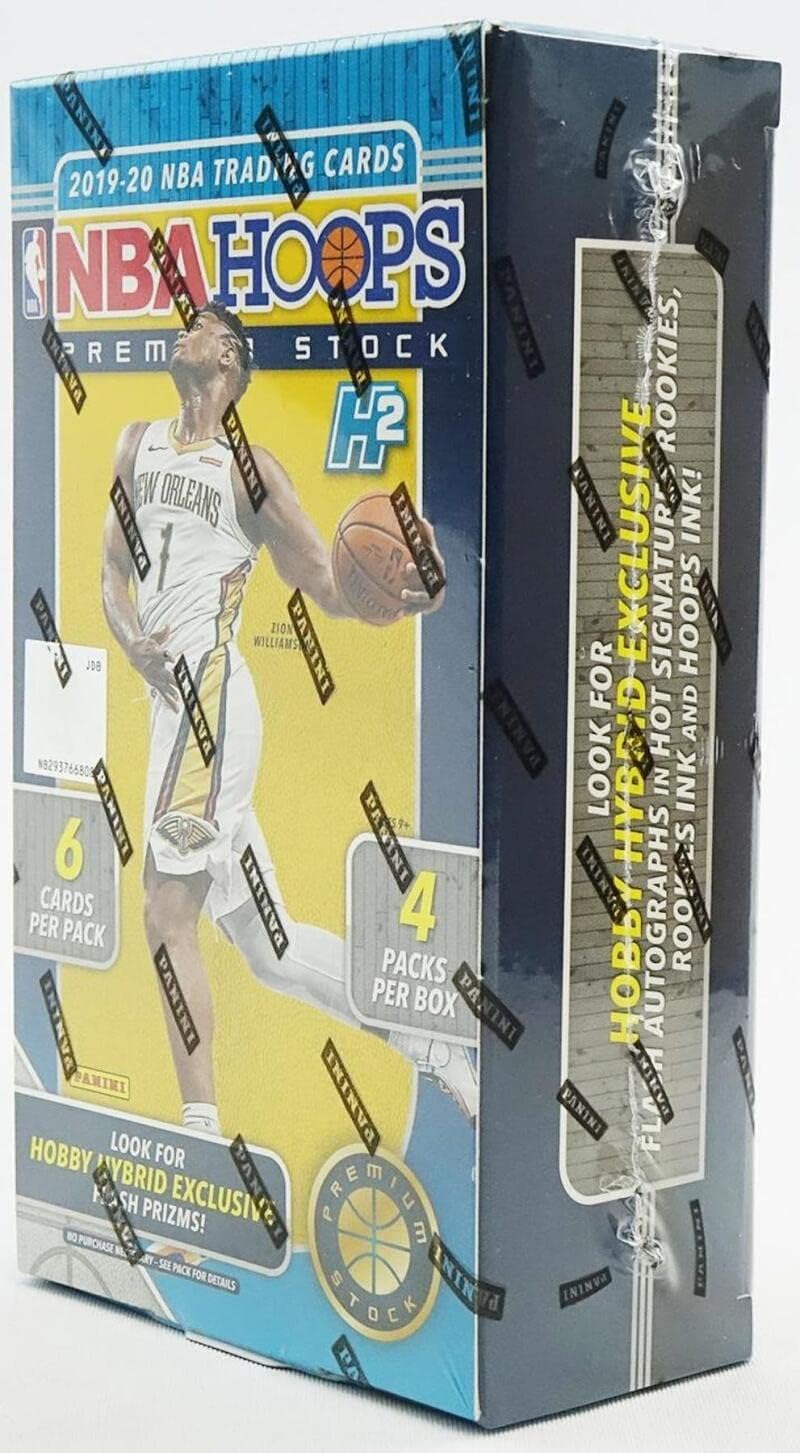 2019-20 Panini Hoops Premium Stock Basketball Hobby Hybrid Box
