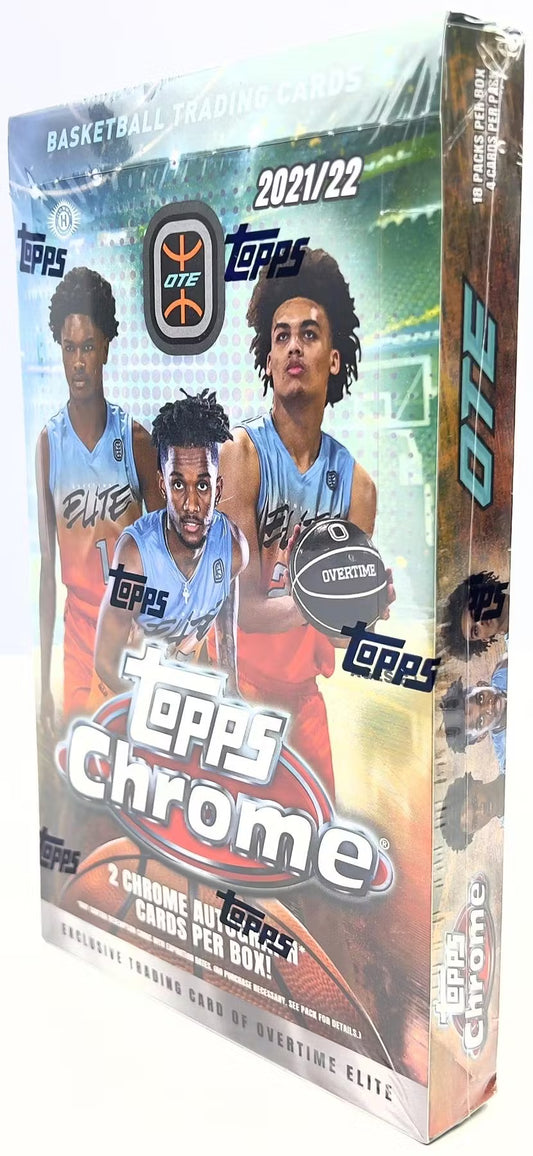 2021-22 Topps Chrome Overtime Elite Basketball Hobby Box