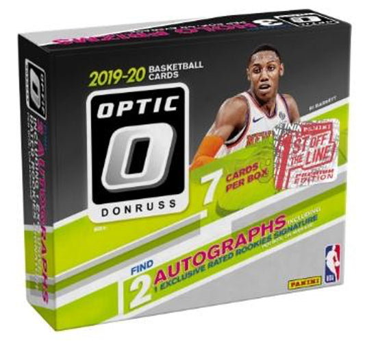 2019-20 Panini Donruss Optic Basketball Hobby Box - 1st Off The Line (FOTL)