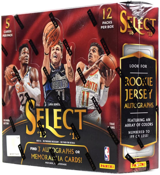 2018-19 Panini Select Basketball Hobby Box