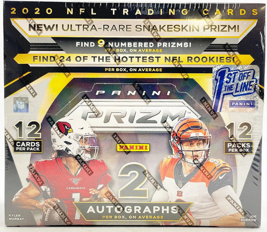 2020 Panini Prizm Football Hobby Box - 1st Off The Line (FOTL)